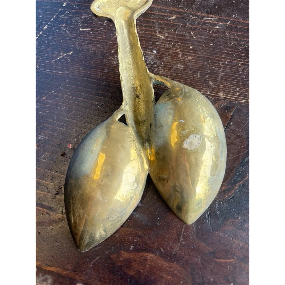 Vintage Brass Lobster Ashtray Dish 7